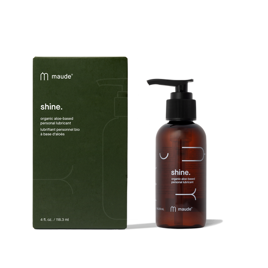 Shine, 4 oz - water-based personal lubricant, organic aloe