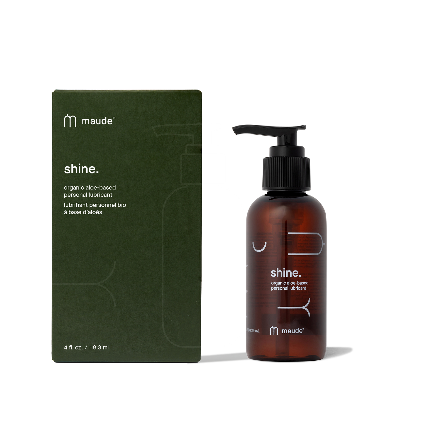 Shine, 4 oz - water-based personal lubricant, organic aloe