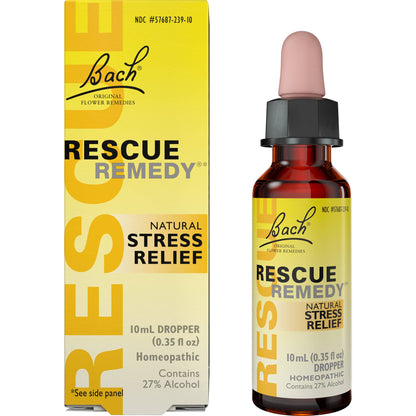 Bach Rescue Remedy Natural Stress Relief Dropper: 10mL