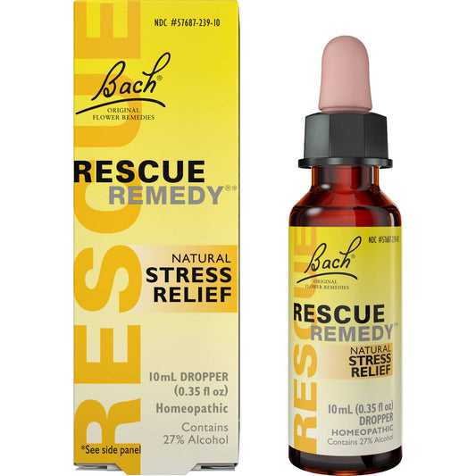 Bach Rescue Remedy Natural Stress Relief Dropper: 10mL
