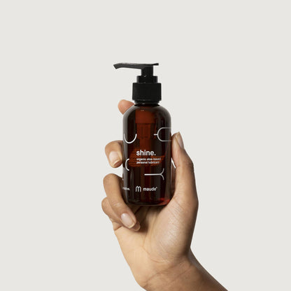 Shine, 4 oz - water-based personal lubricant, organic aloe