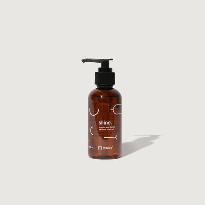 Shine, 4 oz - water-based personal lubricant, organic aloe
