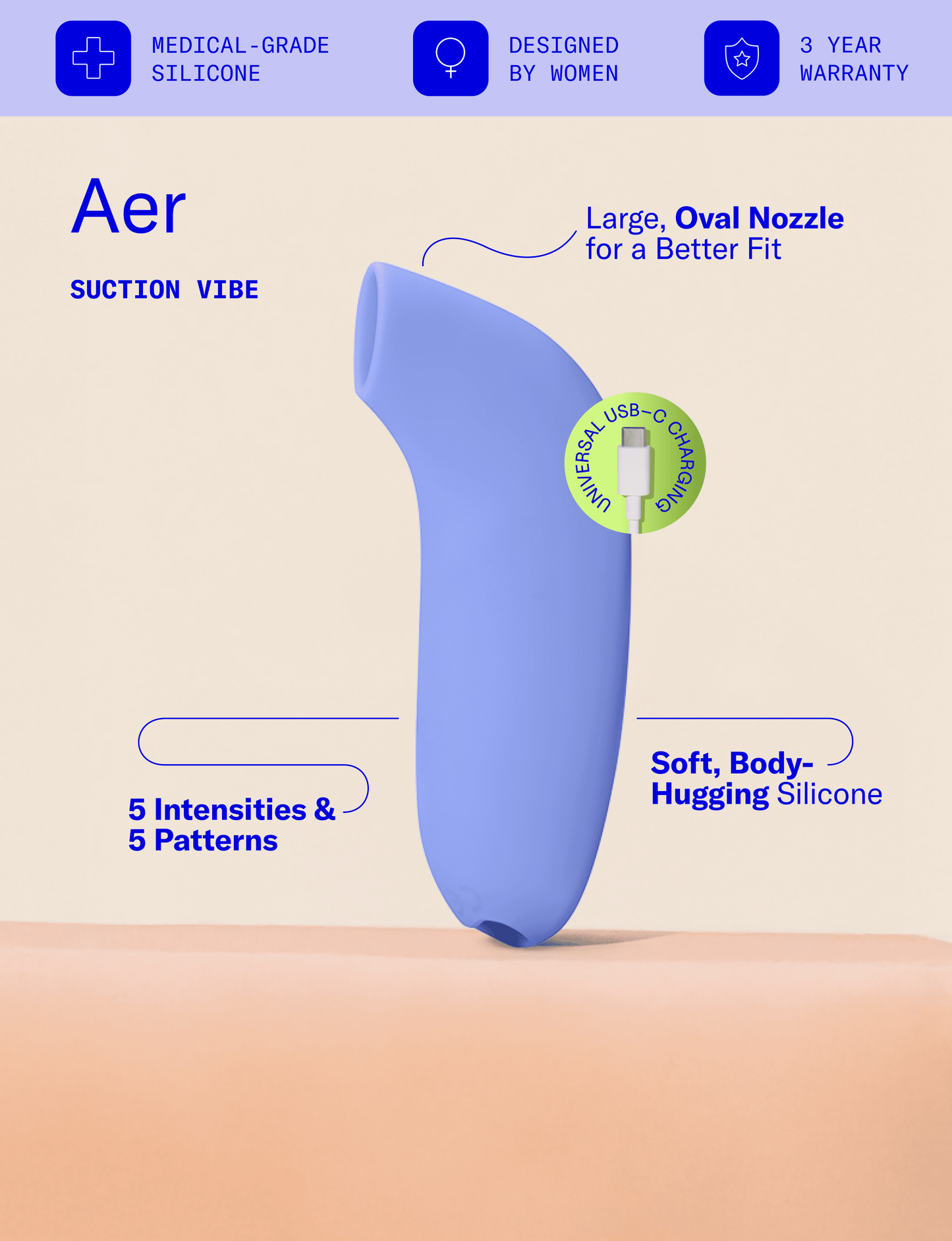 Aer, Suction Toy: Papaya