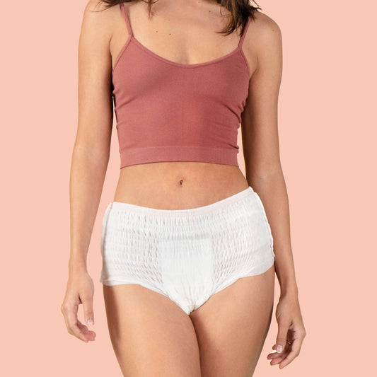 Rael Organic Cotton Disposable Period Underwear: S/M